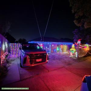 Christmas Light display at 35 Cockatoo Drive, Carrum Downs