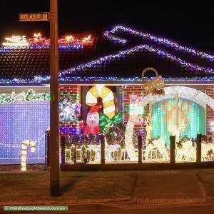 Christmas Light display at 10 Atlas Drive, Cranbourne West