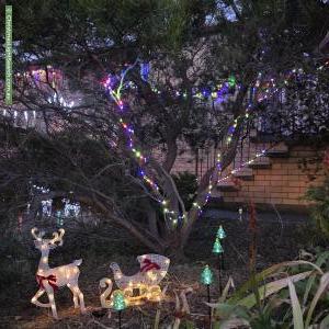 Christmas Light display at  Owen Court, Christie Downs