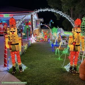 Christmas Light display at 14 Bundilla Avenue, Winston Hills