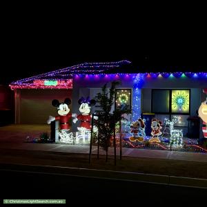 Christmas Light display at 4 Woodhall Way, Munno Para Downs