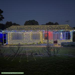Christmas Light display at 18 Regehr Street, Warnbro