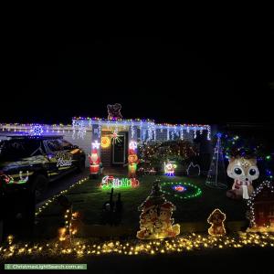 Christmas Light display at 19 Denton Drive, Officer