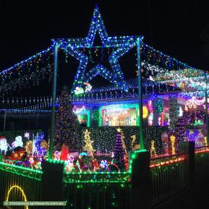 Christmas Light display at 61 Stoney Creek Road, Bexley