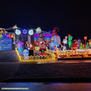 Christmas Light display at 2 Wanderers Lane, Kialla