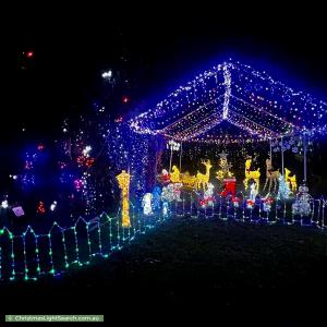 Christmas Light display at 35 McAuley Drive, Rosanna