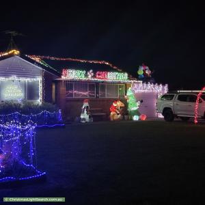 Christmas Light display at 12 Claremont Place, South Penrith