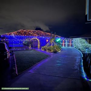 Christmas Light display at 10 Jenhill Court, Rowville