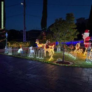 Christmas Light display at 18 Belvoir Street, Doncaster East