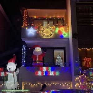 Christmas Light display at 17 Birdsall Avenue, Condell Park