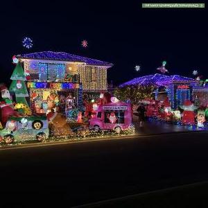 Christmas Light display at 6 Florence Street, Mount Martha