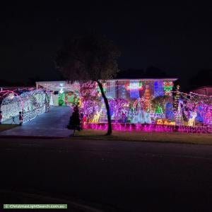 Christmas Light display at 10 Bottlebrush Drive, Cranebrook
