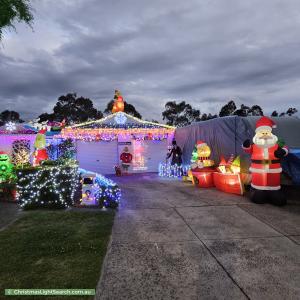 Christmas Light display at 2 Hartsmere Drive, Berwick