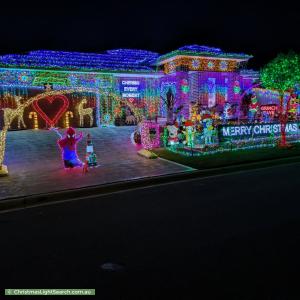 Christmas Light display at 5 Challenger Street, Gregory Hills