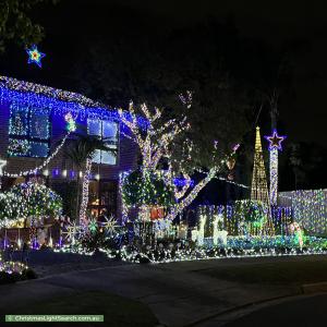 Christmas Light display at 7 Carramar Court, Bayswater