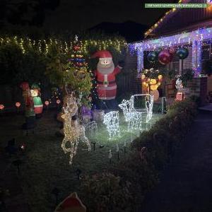 Christmas Light display at 33 Francis Street, Coburg