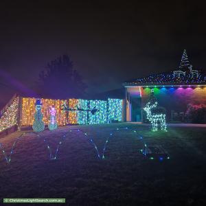 Christmas Light display at 21 Dairyfarm Terrace, Hampton Park