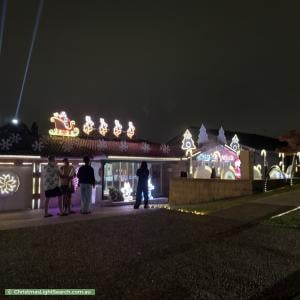 Christmas Light display at 9 Fleurs Street, Minchinbury