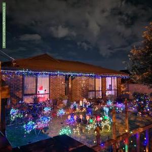 Christmas Light display at 146 Bourke Road, Clarinda