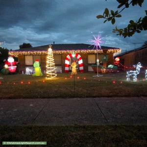 Christmas Light display at 11 Diane Close, Pakenham