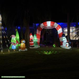 Christmas Light display at 7 Bundalla Court, Kelmscott