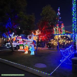 Christmas Light display at 35 Coleford Road, Wellard