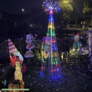 Christmas Light display at 15 Wright Street, Ferryden Park
