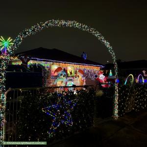 Christmas Light display at  Sunny Place, Saint Johns Park