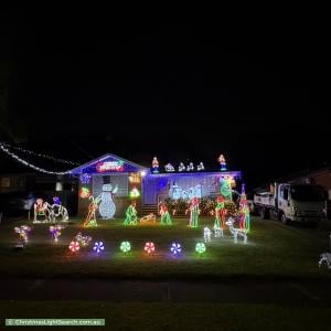 Christmas Light display at 30 Nymboida Street, Greystanes