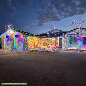 Christmas Light display at 214 Nottingham Road, Parkinson