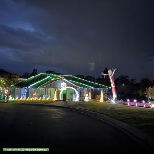 Christmas Light display at 4 Red Arrow Close, Chisholm