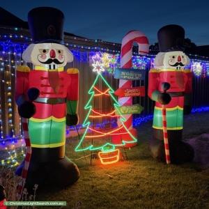 Christmas Light display at 8 Laura Court, Whittlesea