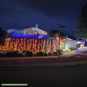 Christmas Light display at 27 Liz ONeill Street, Casey
