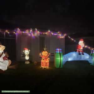 Christmas Light display at 6 Postregna Way, Skye