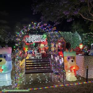 Christmas Light display at 9 Oakwood Avenue, Woodlands