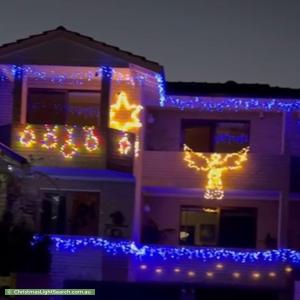 Christmas Light display at 5 Oakham Place, Balcatta