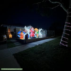 Christmas Light display at 41A Cranbourne Drive, Cranbourne