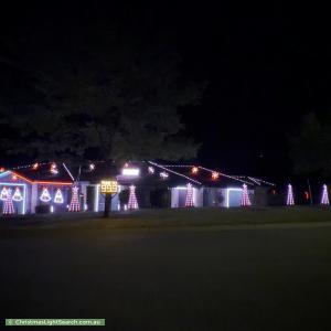 Christmas Light display at 14 Cashion Court, Dunlop