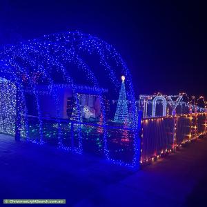 Christmas Light display at 18 Dalmont Street, Highett