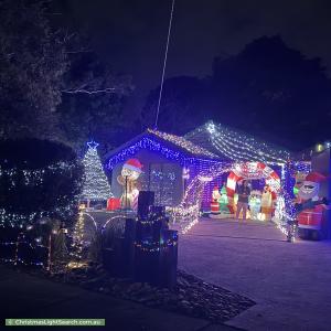 Christmas Light display at 67 chandra avenue, kilsyth south