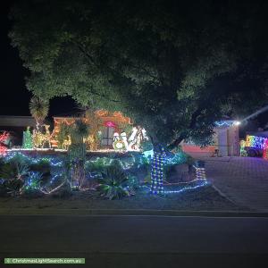 Christmas Light display at 13 Falcon Drive, Hewett
