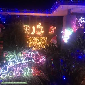Christmas Light display at 22 Appaloosa Grove, Clyde North