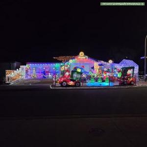 Christmas Light display at 38 Burdekin Turn, Hilbert