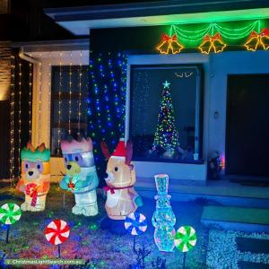 Christmas Light display at 60 Diamondback Parade, Melonba