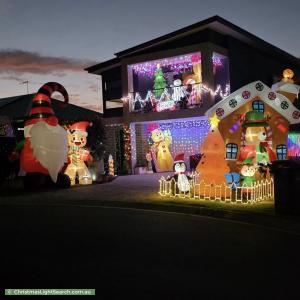 Christmas Light display at 12 Kirrama Court, Mango Hill