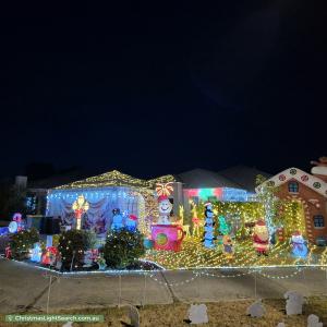 Christmas Light display at 61 Heritage Park Drive, Baldivis