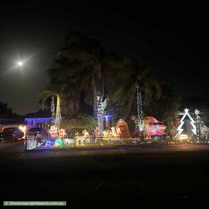 Christmas Light display at 15 Jamaican Road, Safety Bay