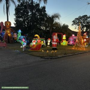 Christmas Light display at 21 Jillman Way, Ferndale