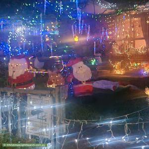 Christmas Light display at 15 Carramar Street, Chadstone