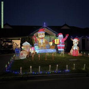 Christmas Light display at 23A Blaby Road, Morphett Vale